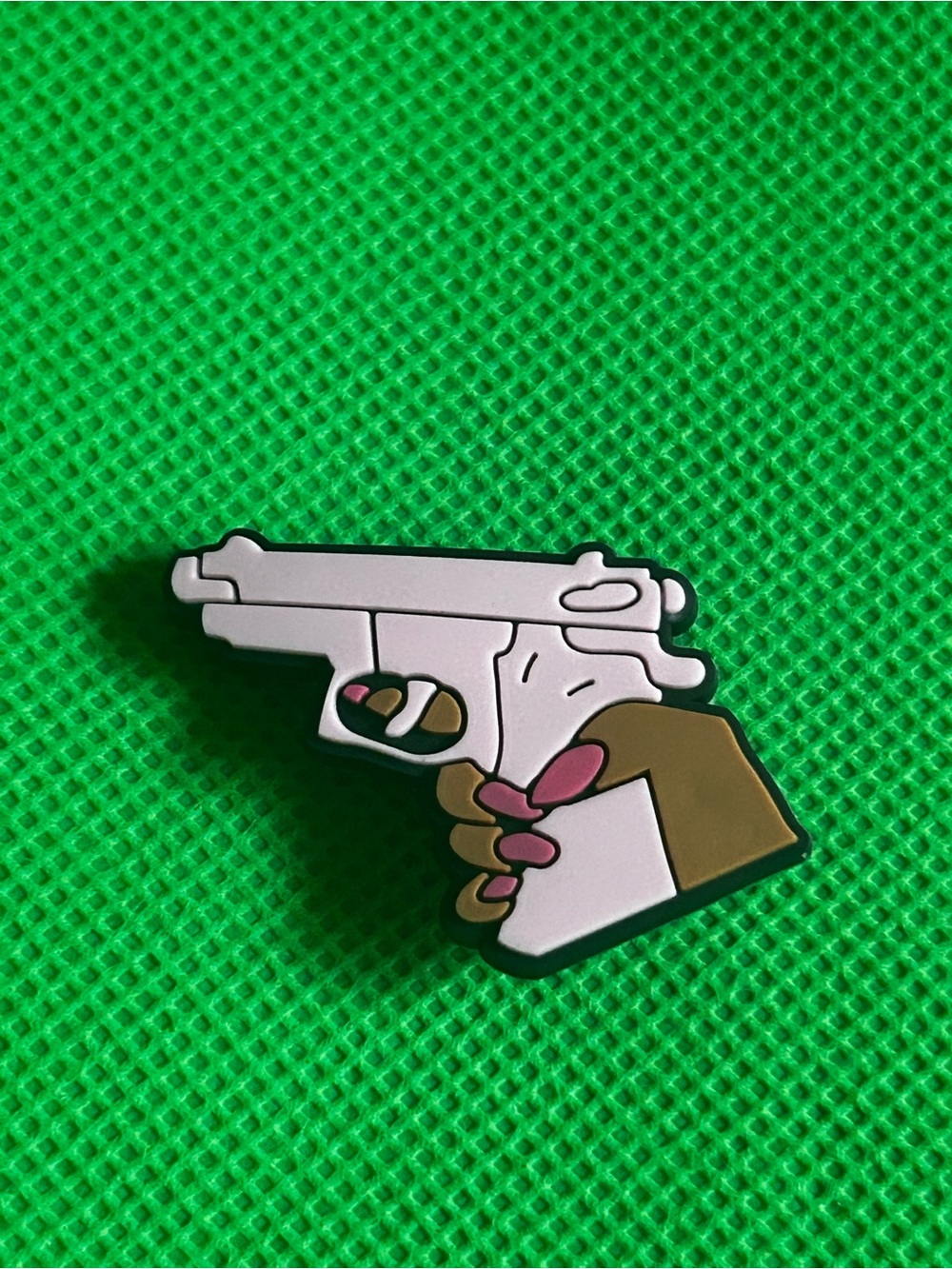 🌼 (5/$10 or 10/$15) NEW Weapon Gun Croc Charm Collection